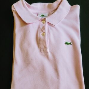 Lacoste Women Light Pink Polo Shirt